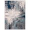 World Rug Gallery Bari Contemporary Abstract Art Area Rug 5' X 7' Blue 4055BLUE5X7 - alternate 9